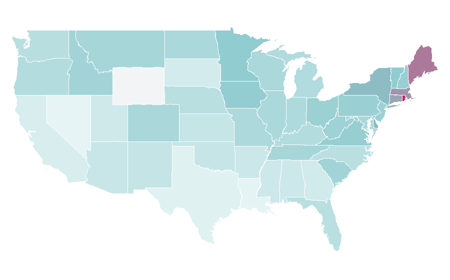 Affinity by region — Matt Lauer, United States