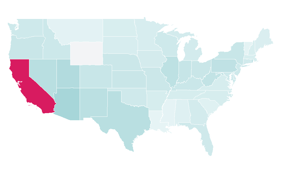 Affinity by region — Mattel, United States