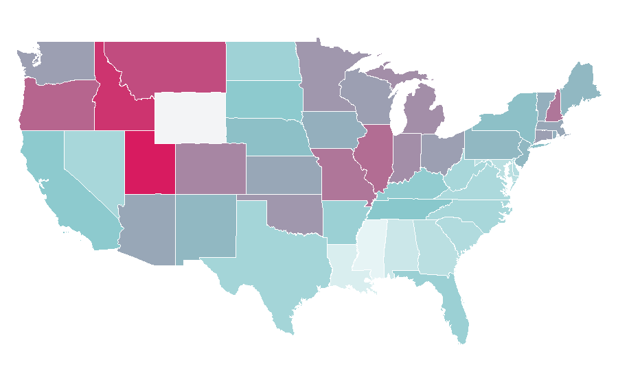 Affinity by region — Matthew Broderick, United States