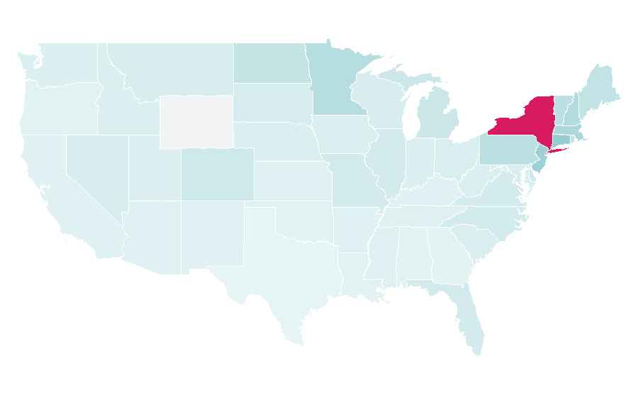 Affinity by region — Matthew Schaefer, United States