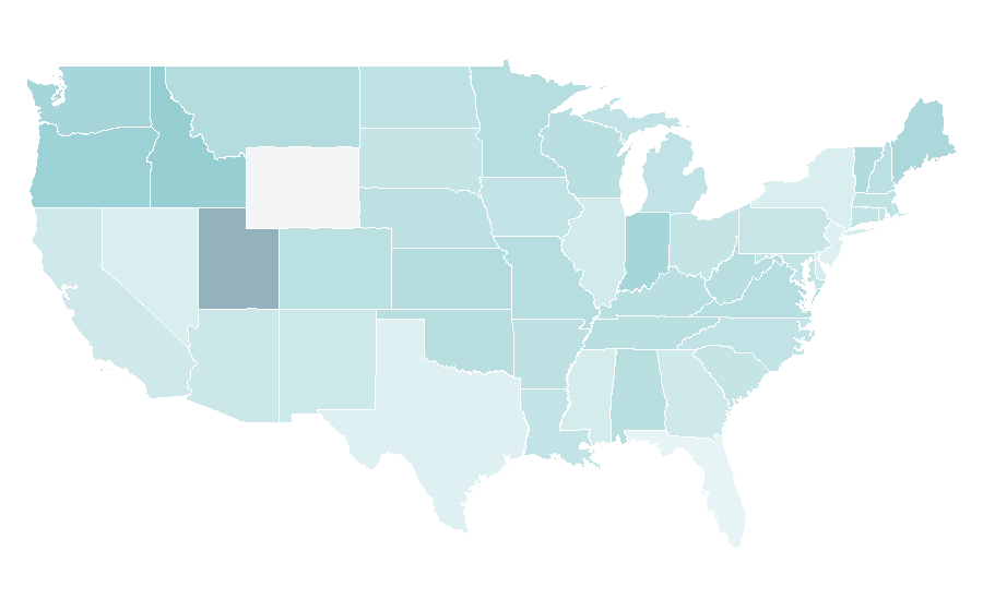 Affinity by region — Maul, United States