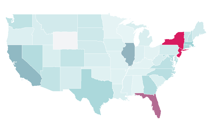 Affinity by region — Maurice Lacroix, United States