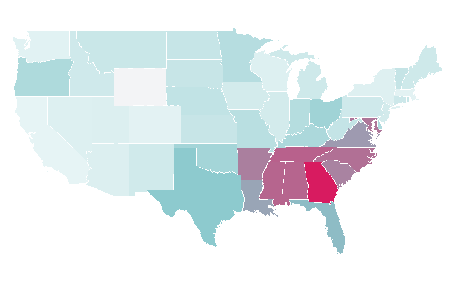Affinity by region — Maverick City Music, United States