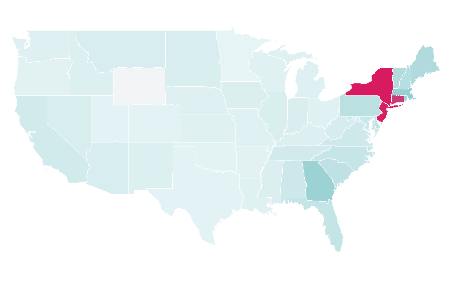 Affinity by region — Max Fried, United States
