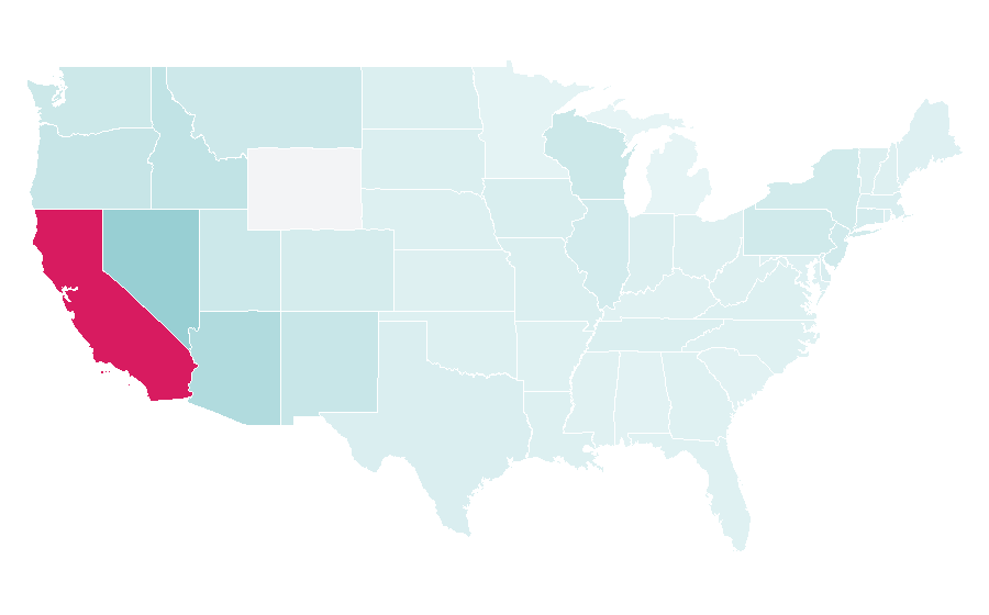 Affinity by region — Max Muncy, United States