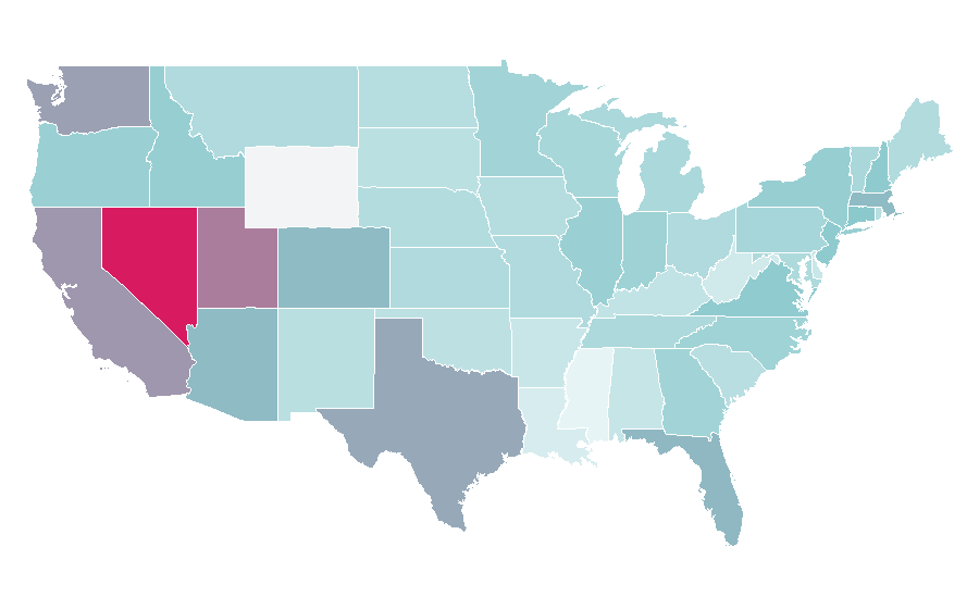 Affinity by region — Max Verstappen, United States