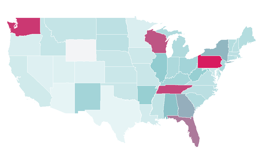Affinity by region — Maxwell House, United States