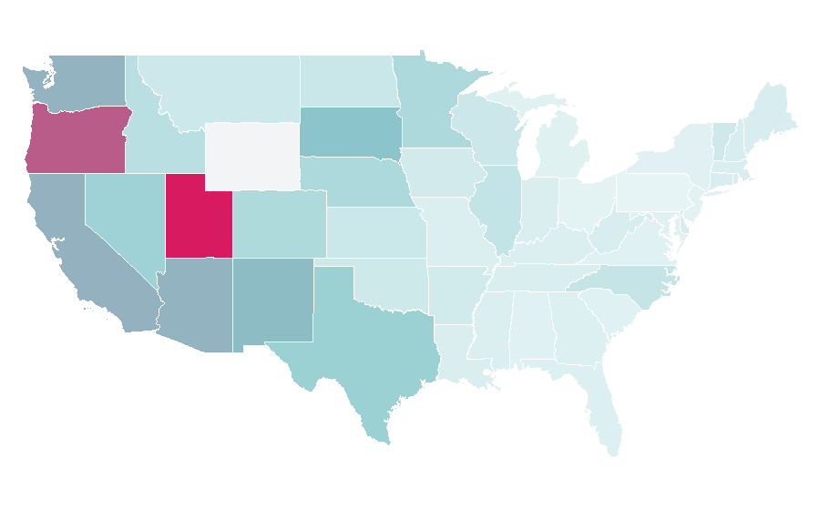 Affinity by region — Mazatlán, United States