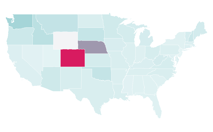 Affinity by region — Mead, United States