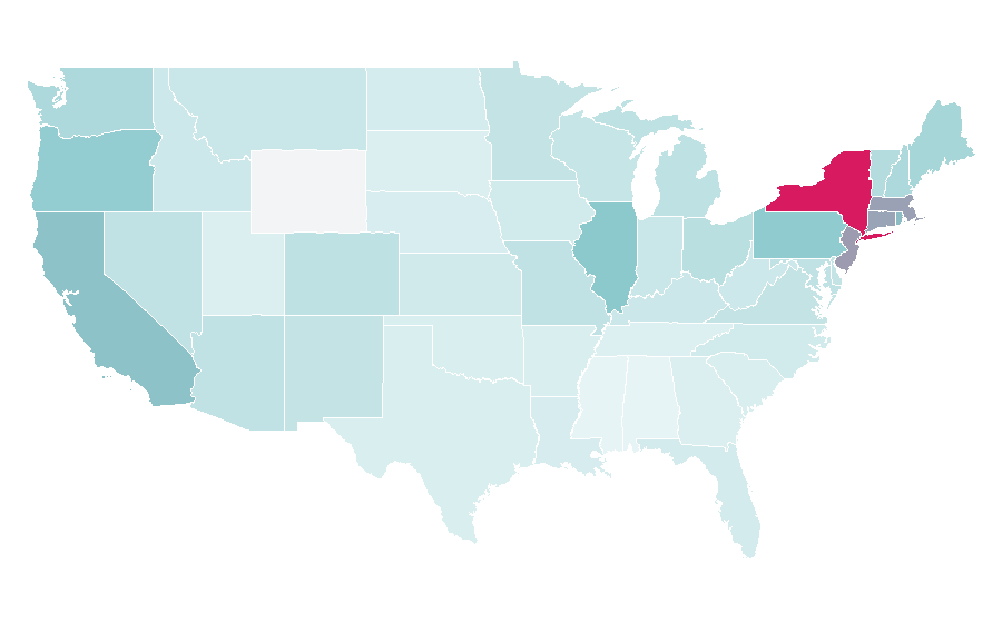 Affinity by region — Mean Streets, United States