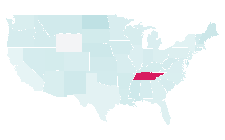Affinity by region — Meat chop, United States