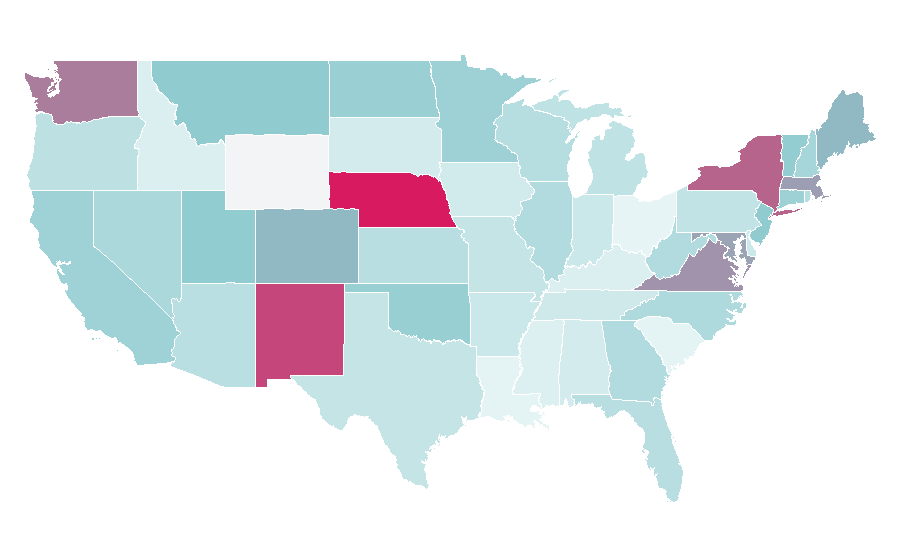 Affinity by region — Médecins Sans Frontières, United States