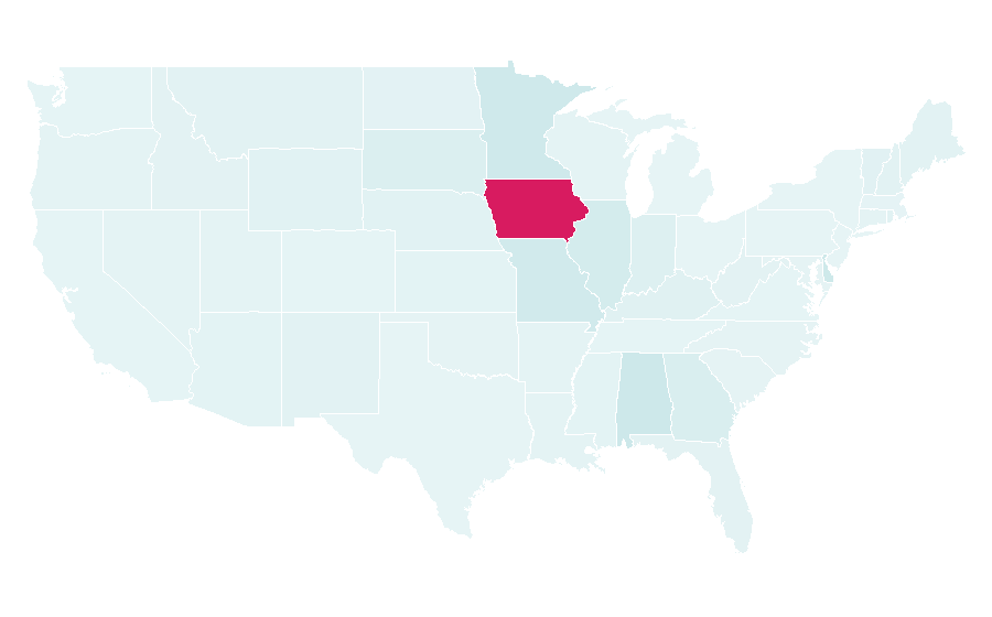 Affinity by region — Mediacom, United States