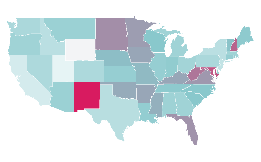 Affinity by region — Medicare Advantage, United States
