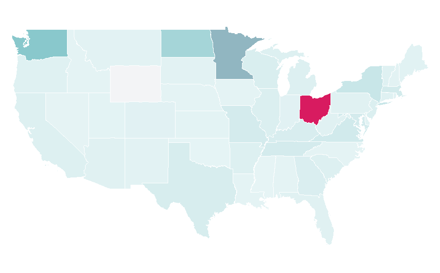 Affinity by region — Medina, United States
