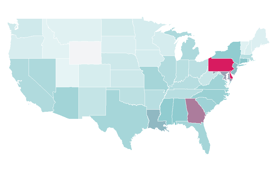 Affinity by region — Meek Mill, United States