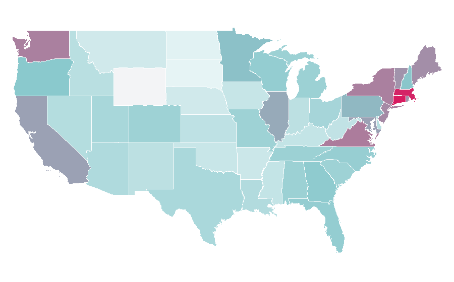 Affinity by region — Meghan Markle, United States