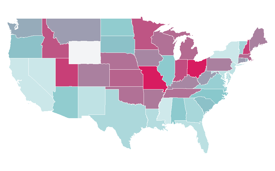 Affinity by region — Meghan Trainor, United States