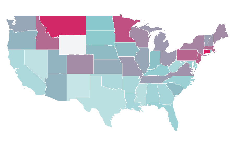 Affinity by region — Megyn Kelly, United States