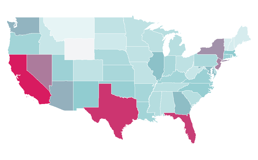 Affinity by region — Melon, United States