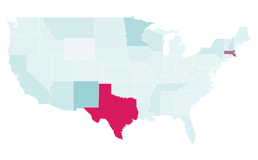 Affinity by region — Melrose, United States