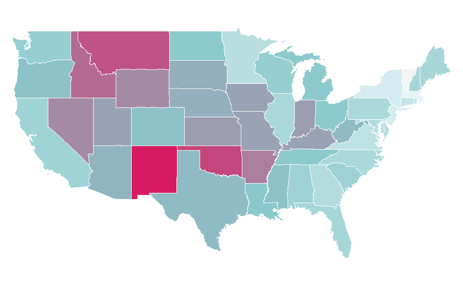 Affinity by region — Men in Black 3, United States