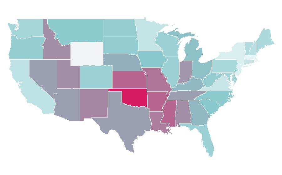 Affinity by region — Men in Black (film), United States