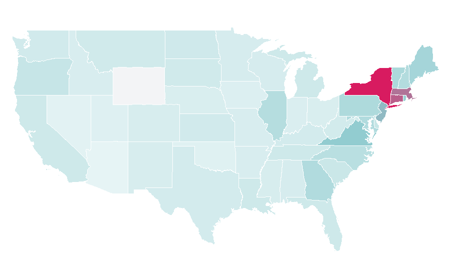 Affinity by region — Menswear, United States