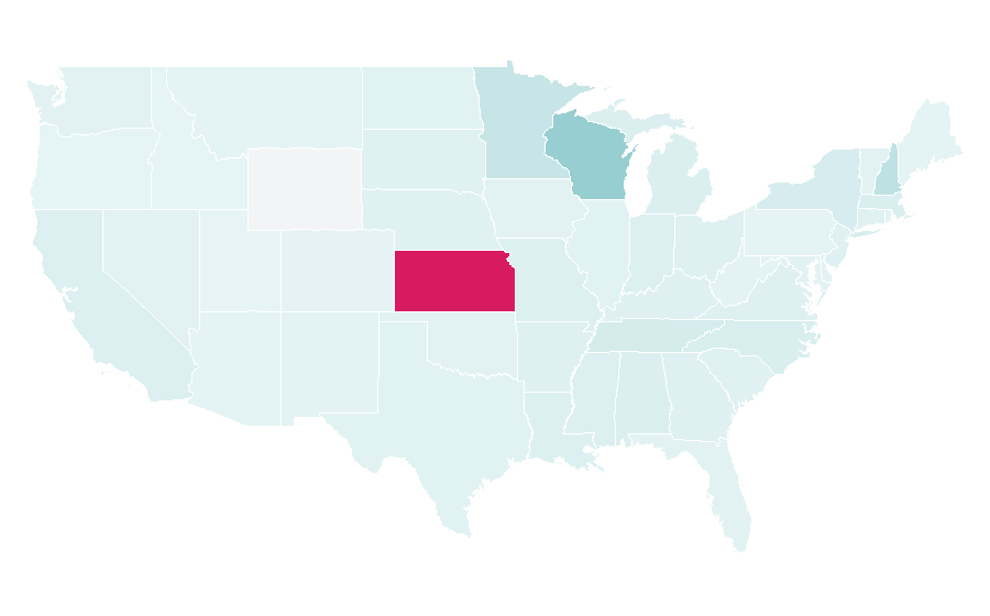 Affinity by region — Merchant, United States