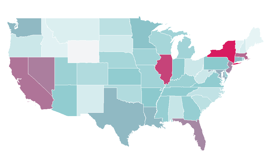 Affinity by region — Merlot, United States