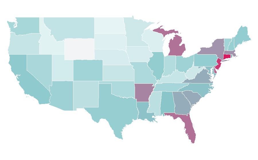 Affinity by region — Merrill Lynch, United States