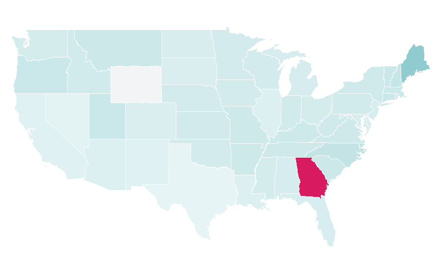 Affinity by region — Message in a Bottle (film), United States