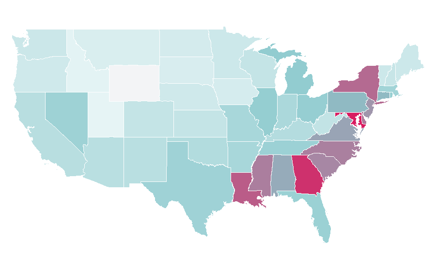 Affinity by region — Method Man, United States