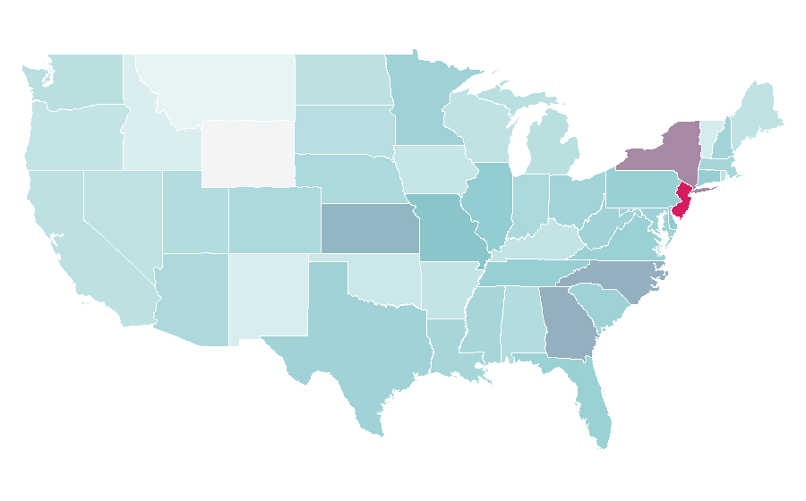Affinity by region — MetLife, United States