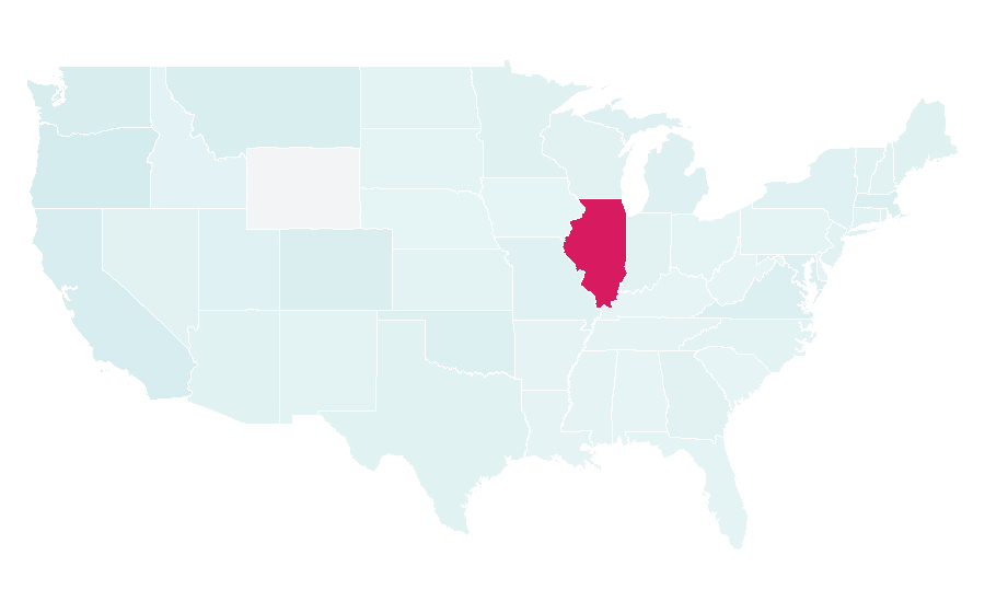 Affinity by region — Metric (band), United States