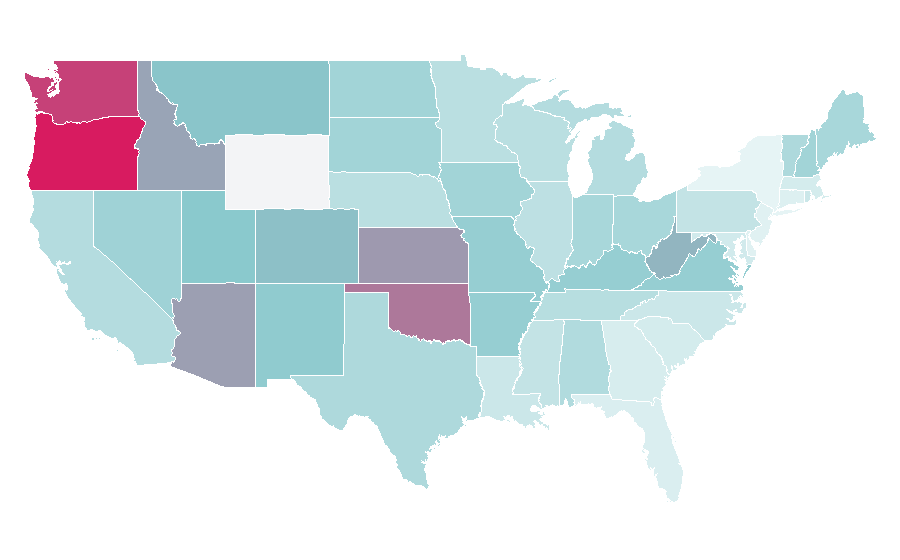 Affinity by region — Metro 2033 (video game), United States