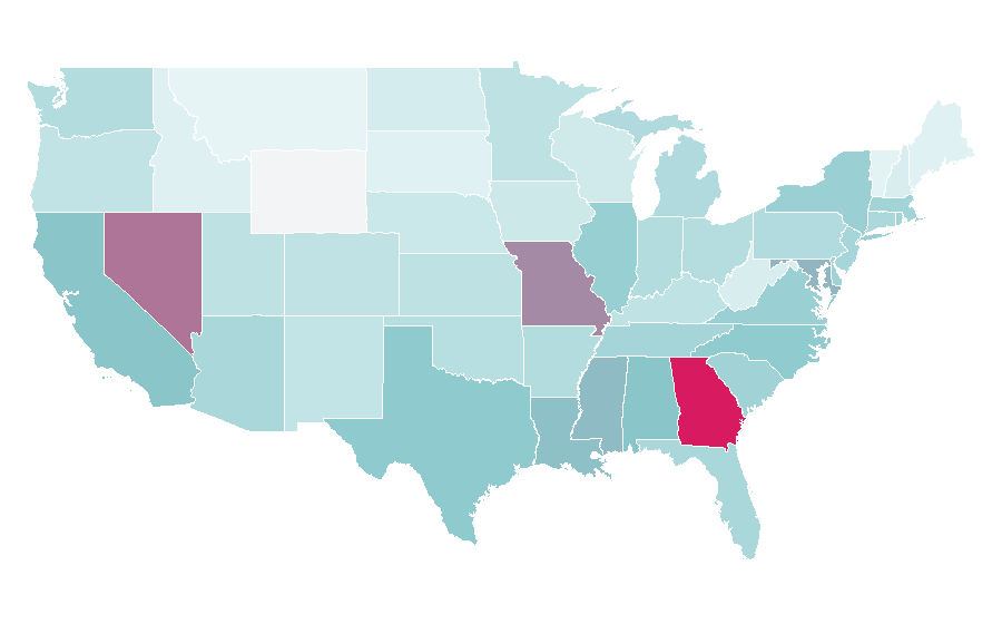 Affinity by region — Metro Boomin, United States