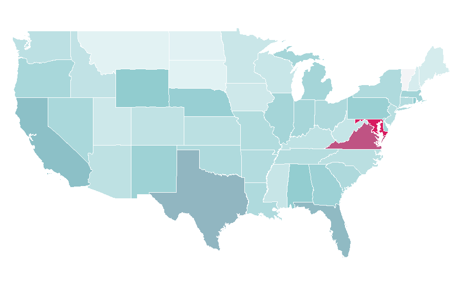 Affinity by region — Metro (department store), United States