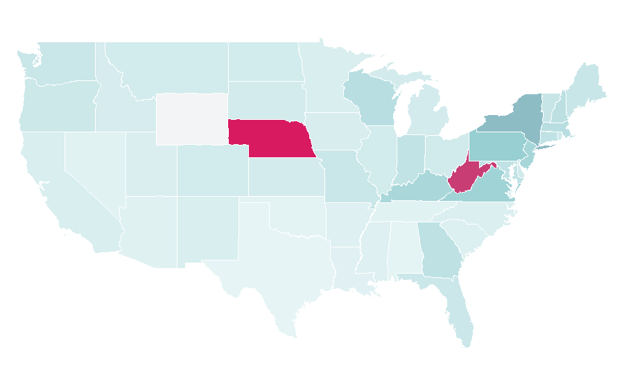 Affinity by region — Metz, United States