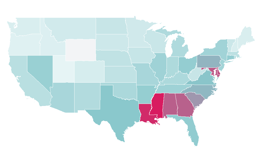 Affinity by region — Michael Blackson, United States