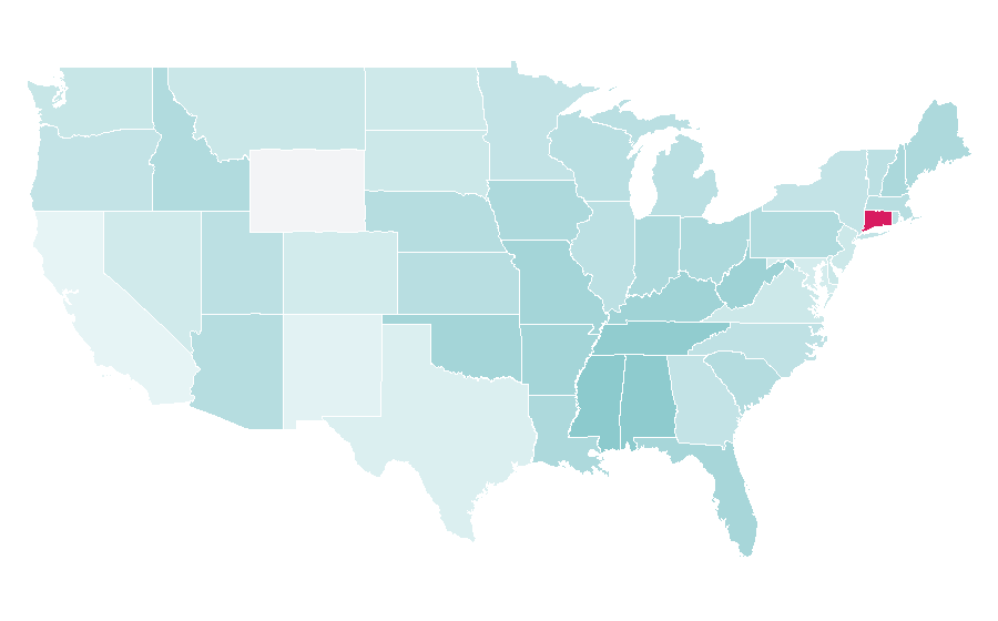 Affinity by region — Michael Bolton, United States