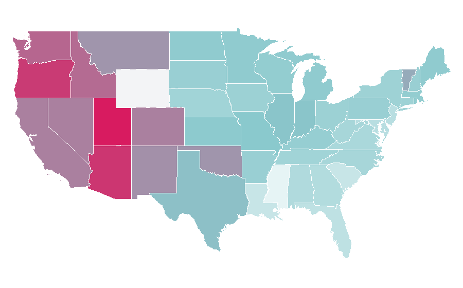 Affinity by region — Michael Cera, United States
