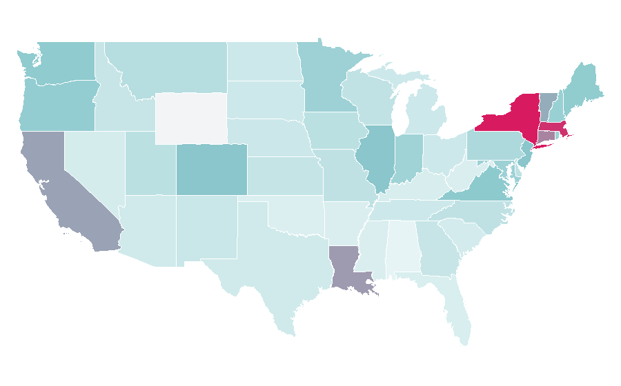 Affinity by region — Michael Lewis, United States