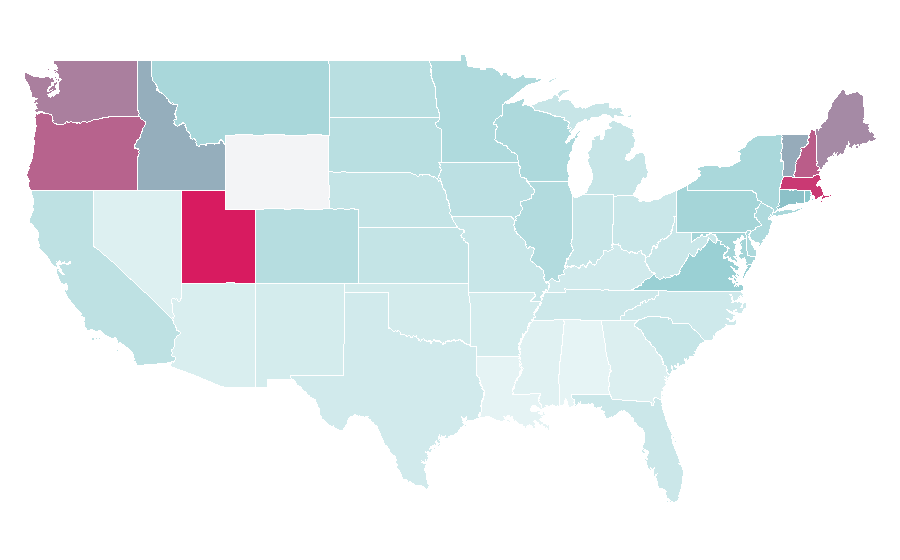 Affinity by region — Michael McIntyre, United States