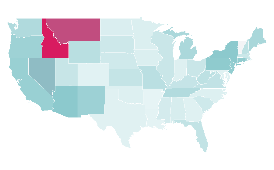 Affinity by region — Michael Savage, United States