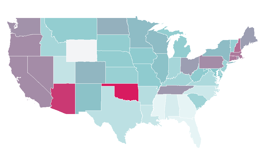 Affinity by region — Michelle Branch, United States
