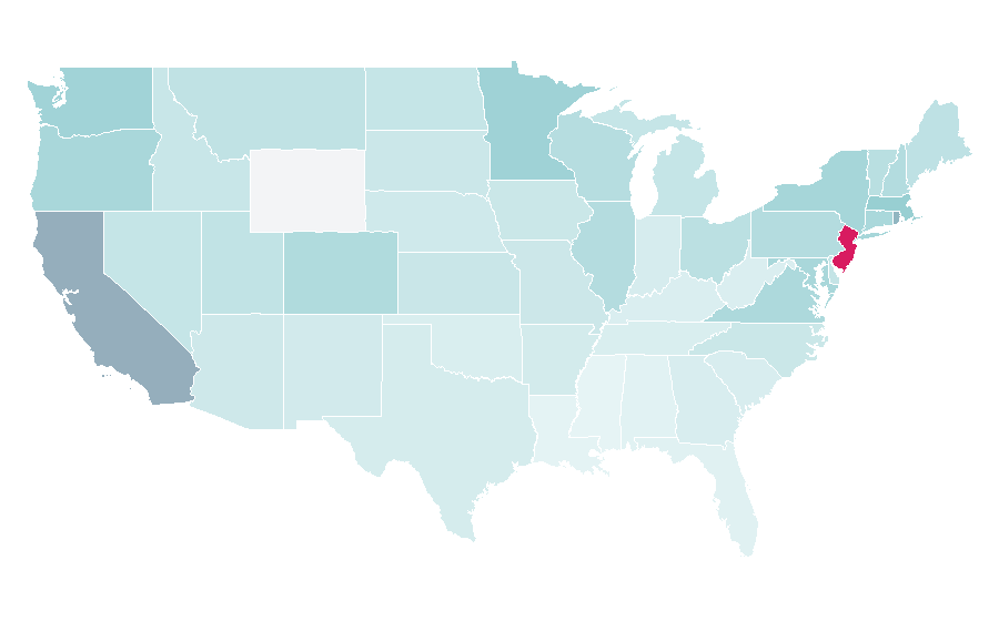 Affinity by region — Michelle Kwan, United States