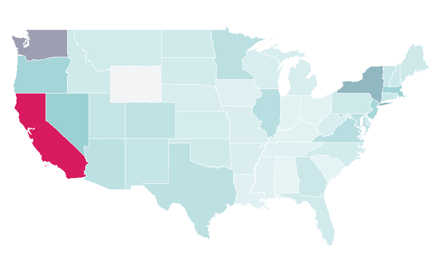 Affinity by region — Michelle Phan, United States