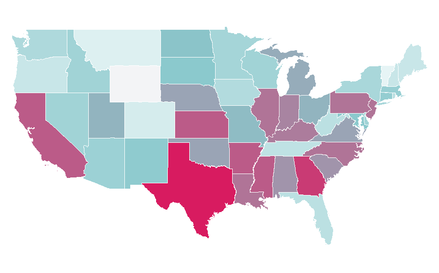 Affinité par région — Microphone, États-Unis