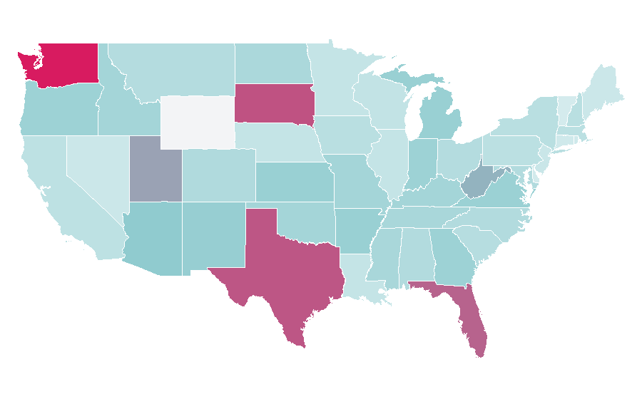 Affinity by region — Microsoft Store, United States